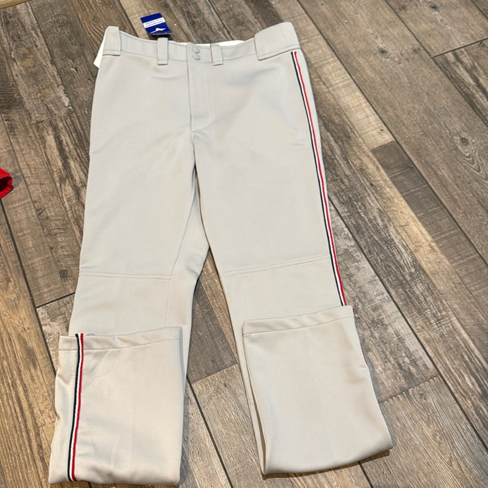 Mizuno Light Gray Baseball Pants